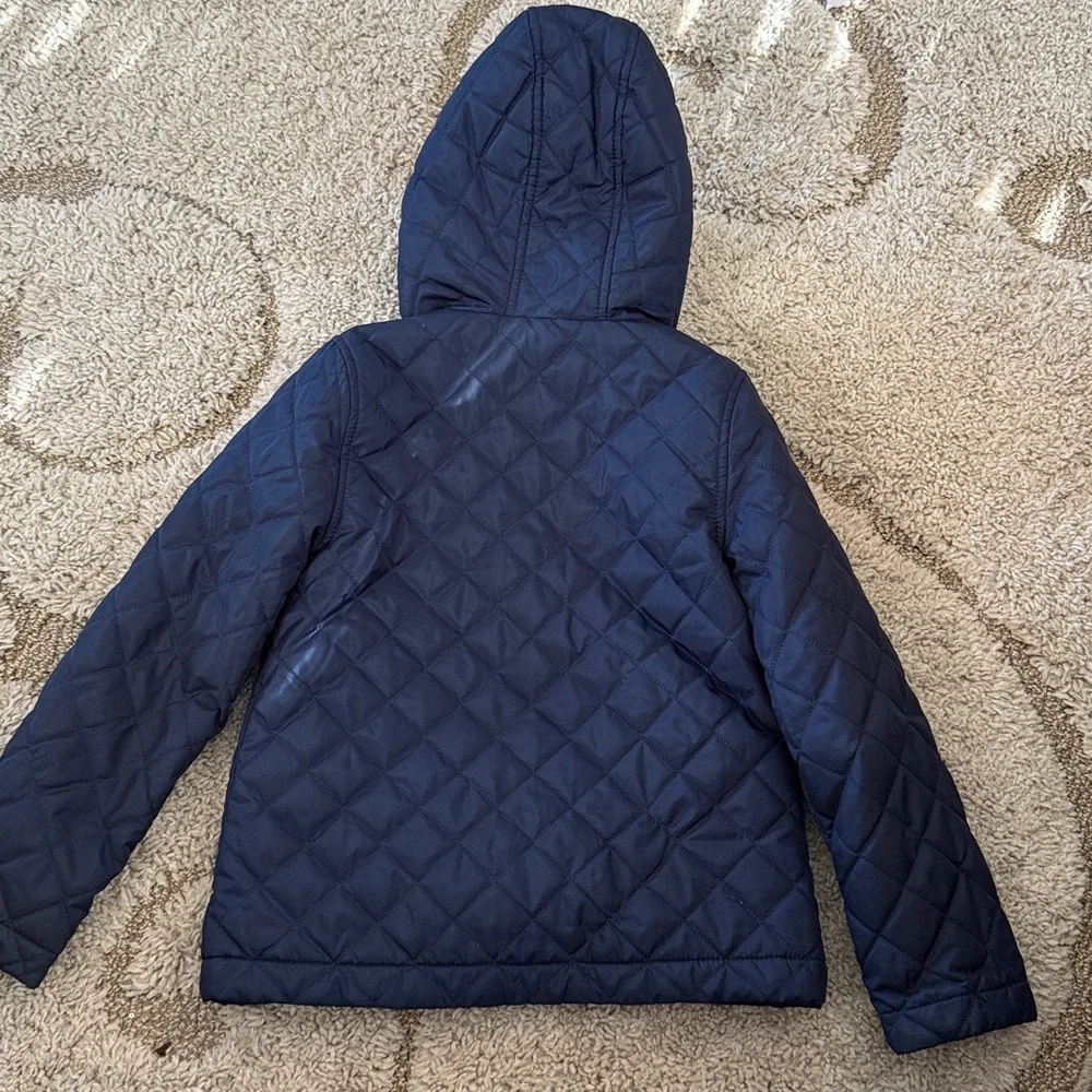 The Children's Place Girls Blue Quilted Puffer Jacket Size S (5-6 years)